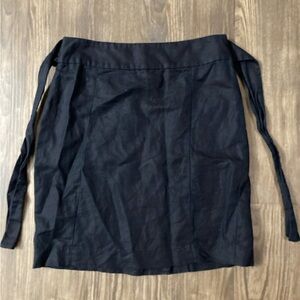 Banana Republic Women’s Navy Belted Size 4 Petite Skirt